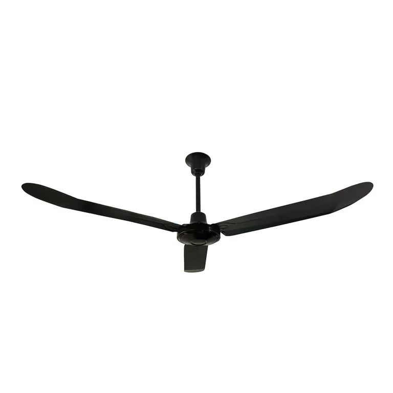 Ventilador Techo 56P 3 Aspas S/L Negro
