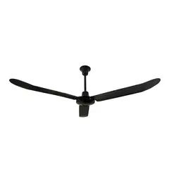 HALUX - Ventilador Techo 56P 3 Aspas S/L Negro