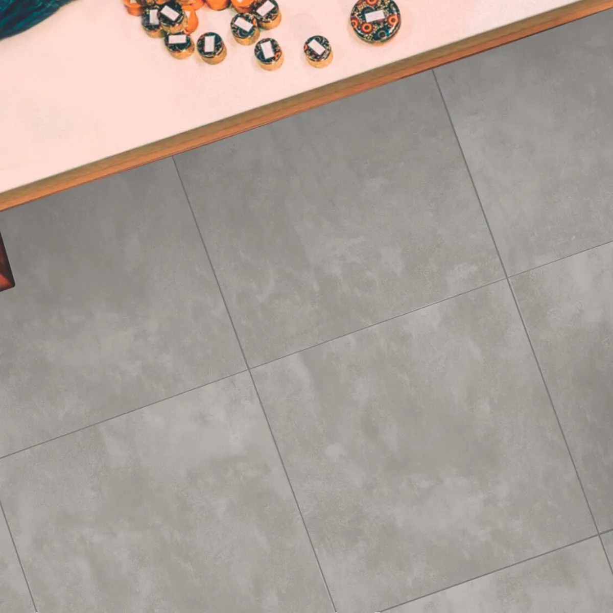 HOLZTEK - Cerámica 53x53 cm Cemento Dark Gris Oscuro 2.81 m2