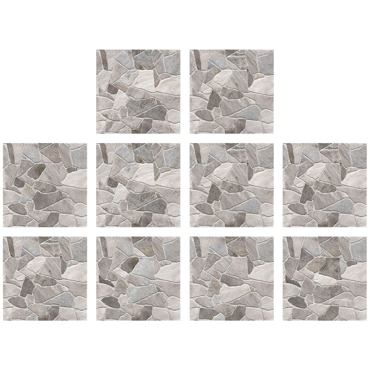 HOLZTEK - Cerámica 53x53 cm Mykonos Gray Gris 2.81 m2