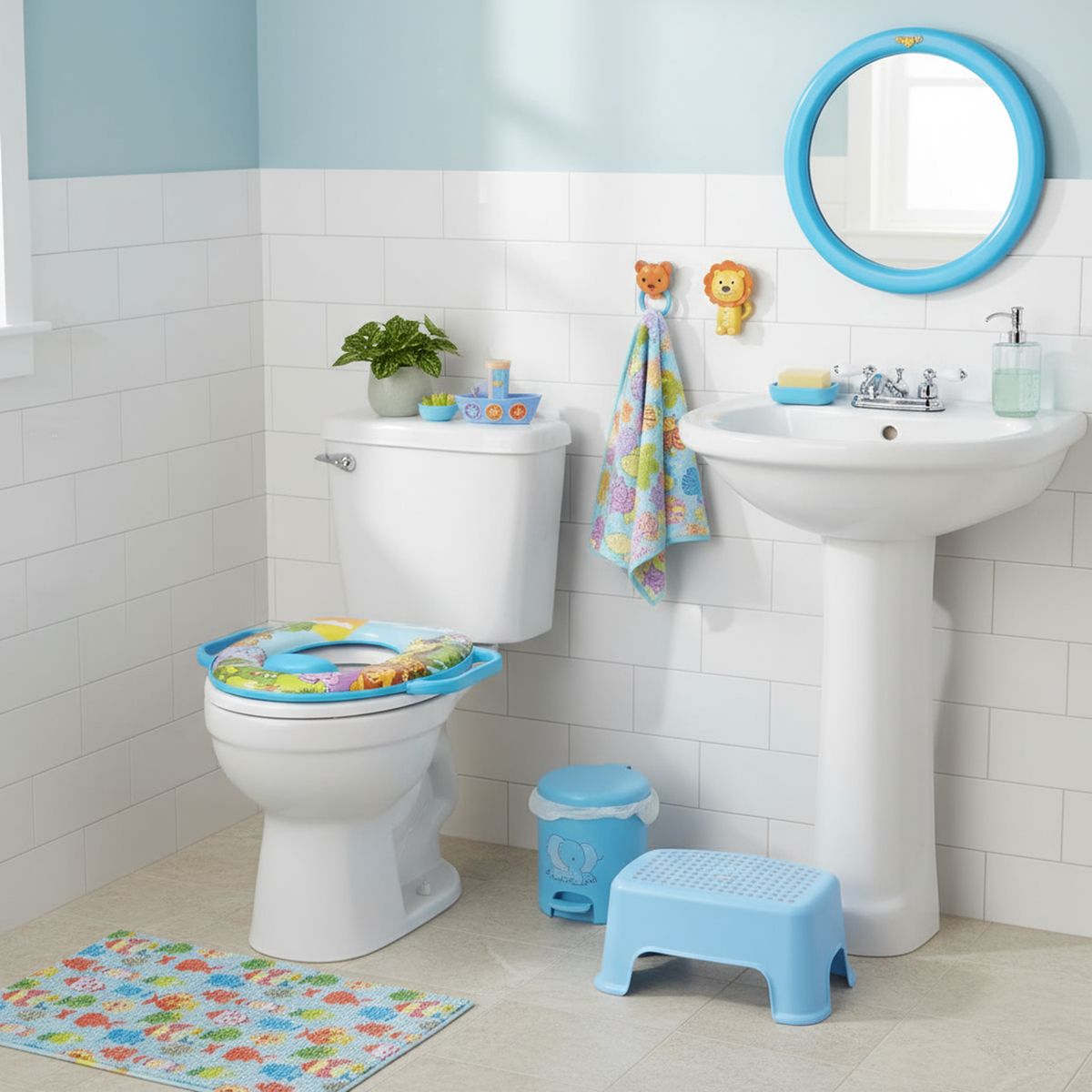 SENSI DACQUA - Asiento Wc Niño Azul