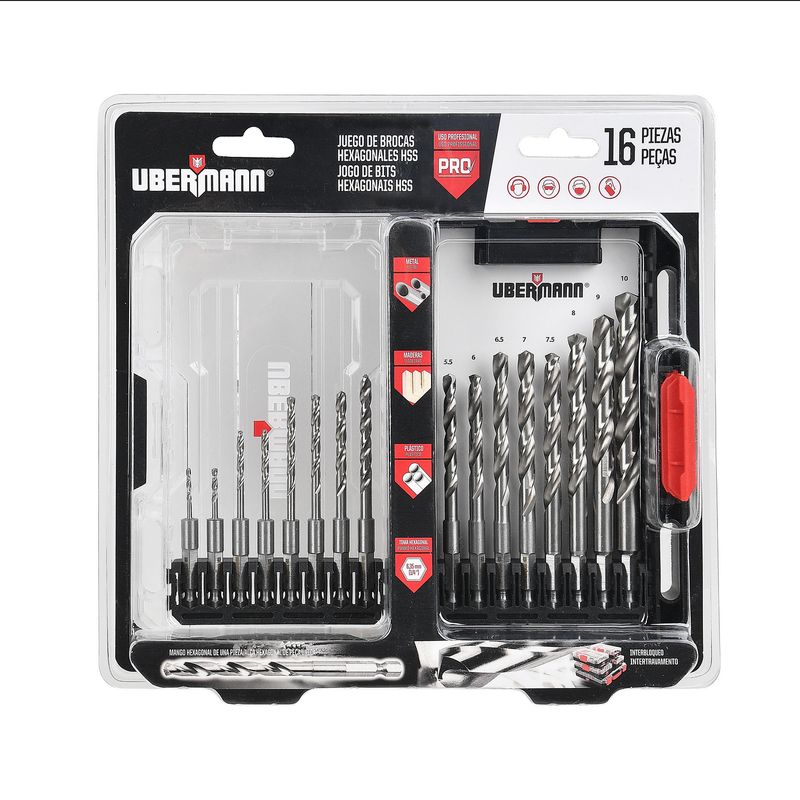 UBERMANN - Set accesorios 16 piezas