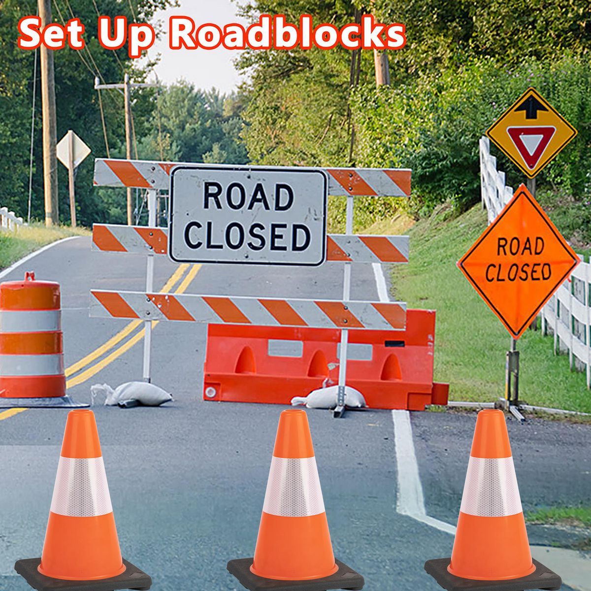 FIXSER - Cono seguridad 30 cm