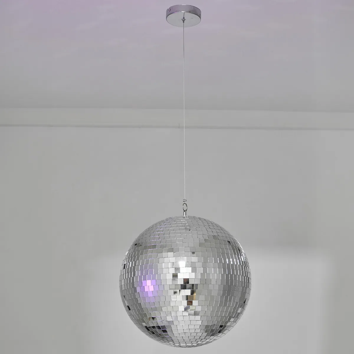 JUST HOME COLLECTION - Bola Disco Vidrio Gris 40 cm