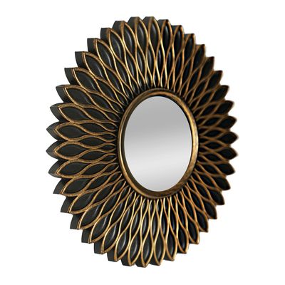 Imagen 2 del producto Espejo Pared Forma Redonda 25x25 cm Dorado Red