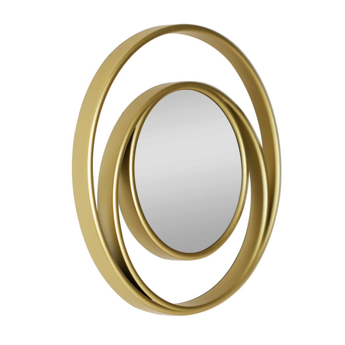 CASA BONITA - Espejo Decorativo Forma Redonda 24.5x2 cm Negro Red