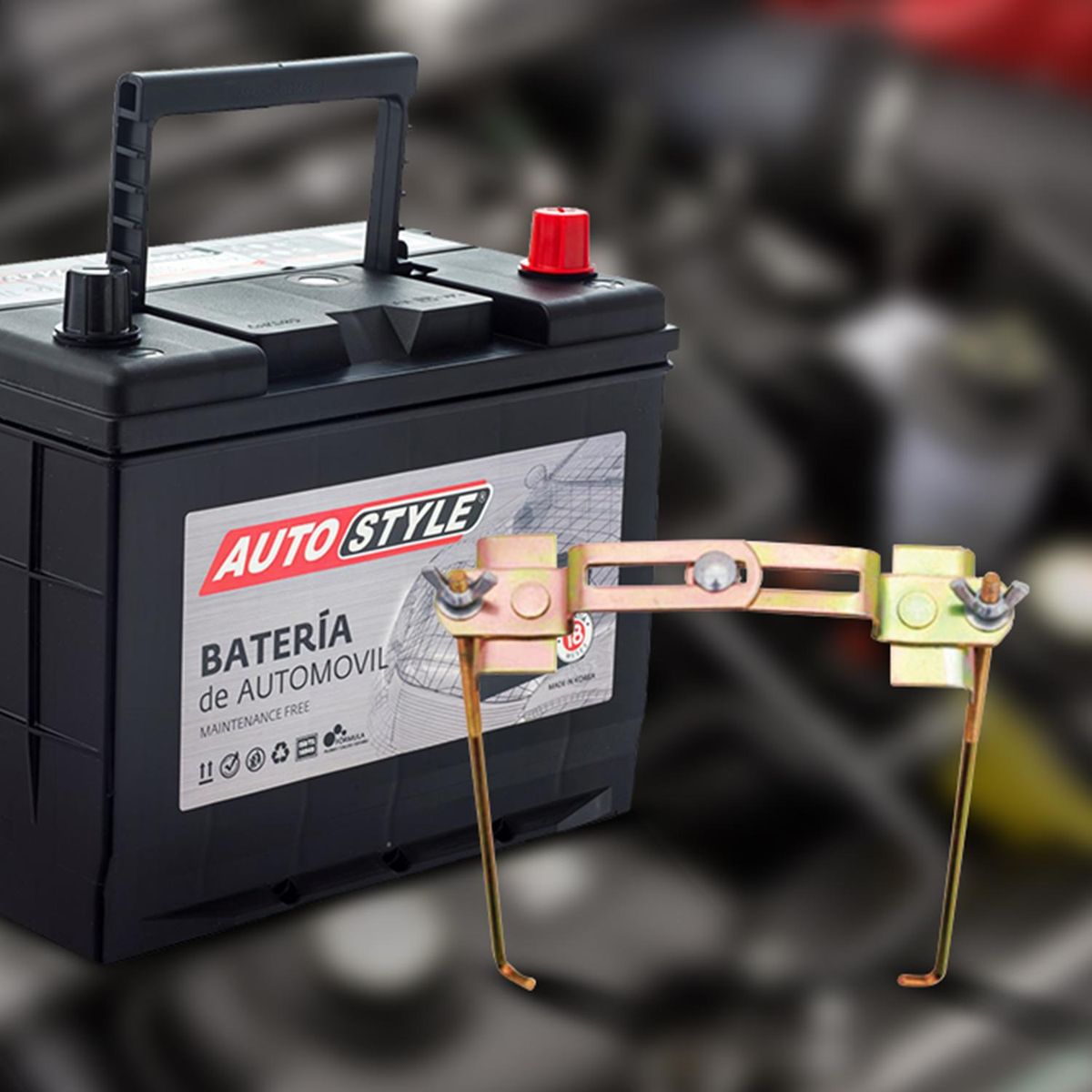 AUTOSTYLE - Kit de fijación para batería