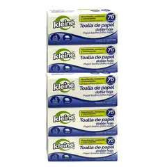 KLEINE WOLKE - Pack de 5 Toallas de Cocina Interfoliada 76 Hojas