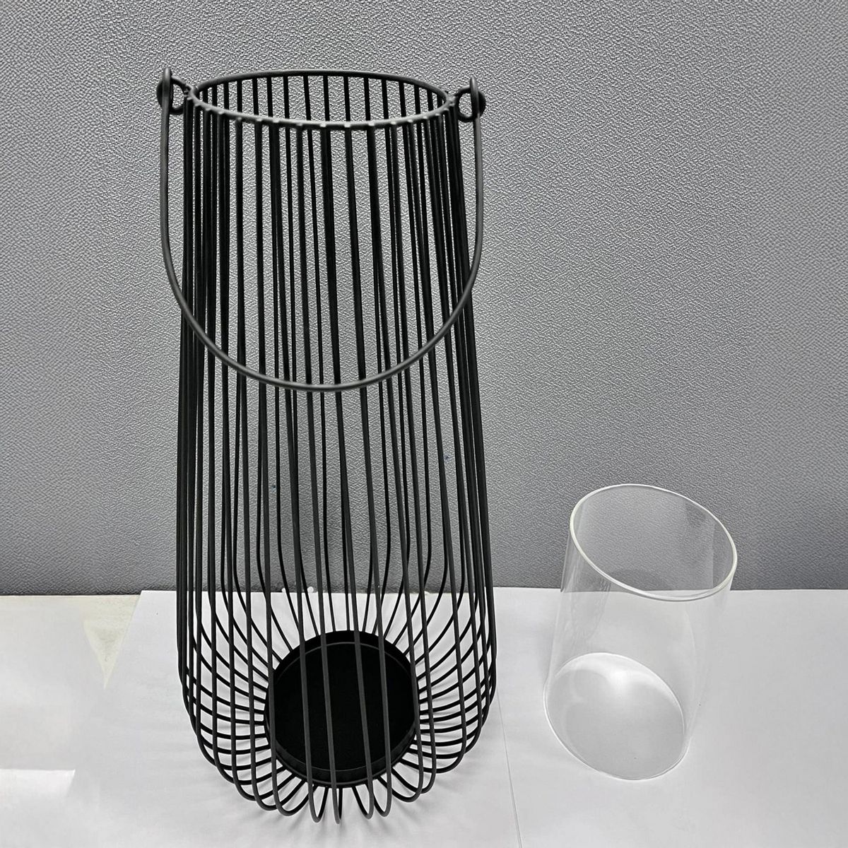 JUST HOME COLLECTION - Candelabro metal negro 36cm