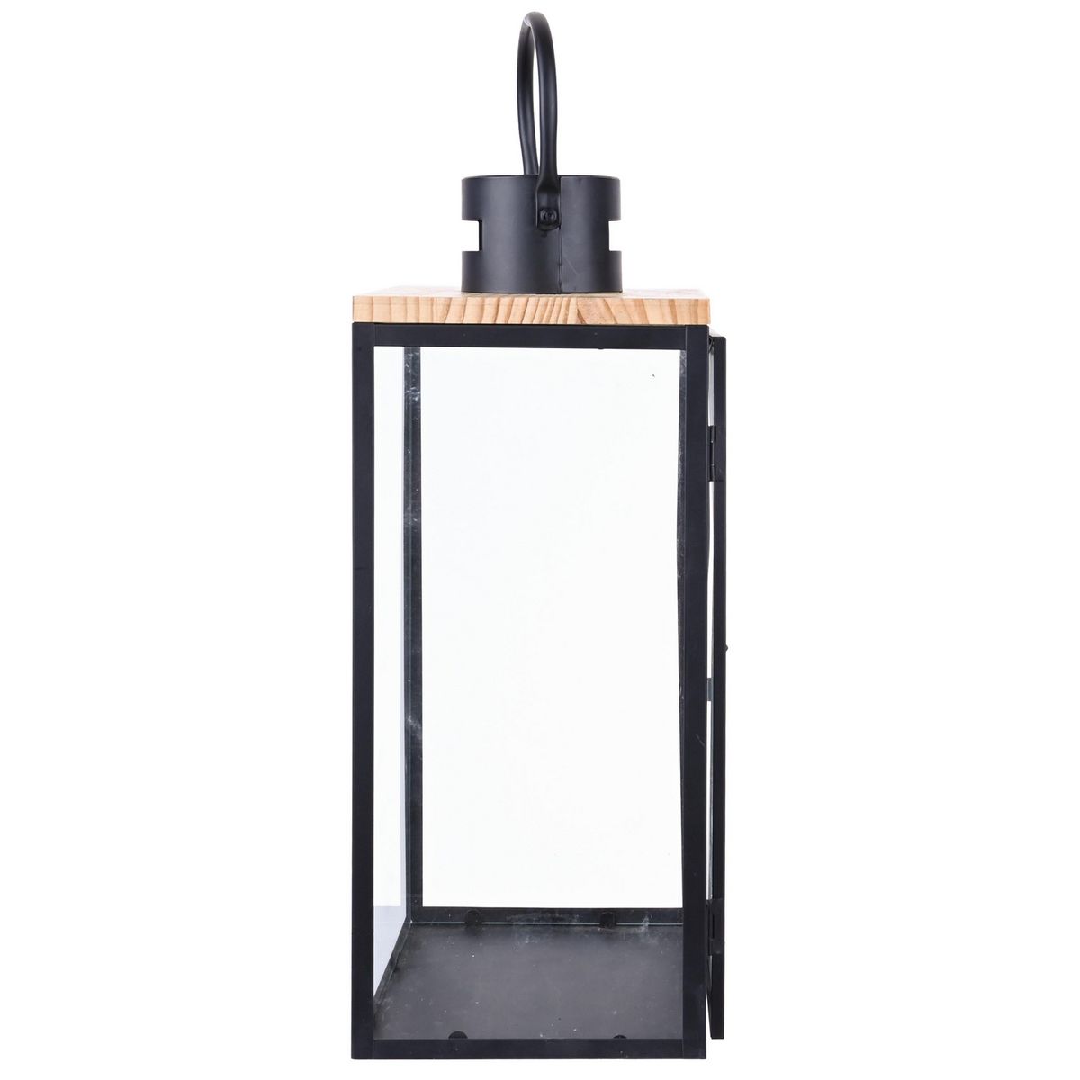 JUST HOME COLLECTION - Candelabro metal vidrio 39cm