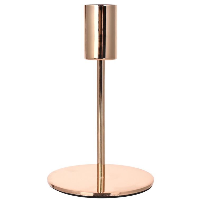 Candelabro Decorativo Dorado 13 Cm Para Velas