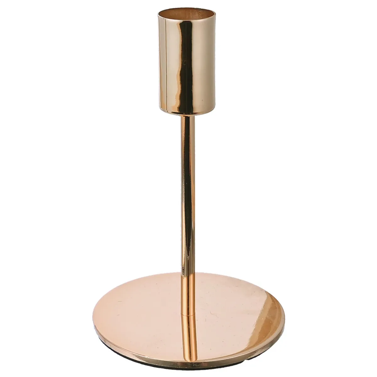 JUST HOME COLLECTION - Candelabro largo dorado 13cm
