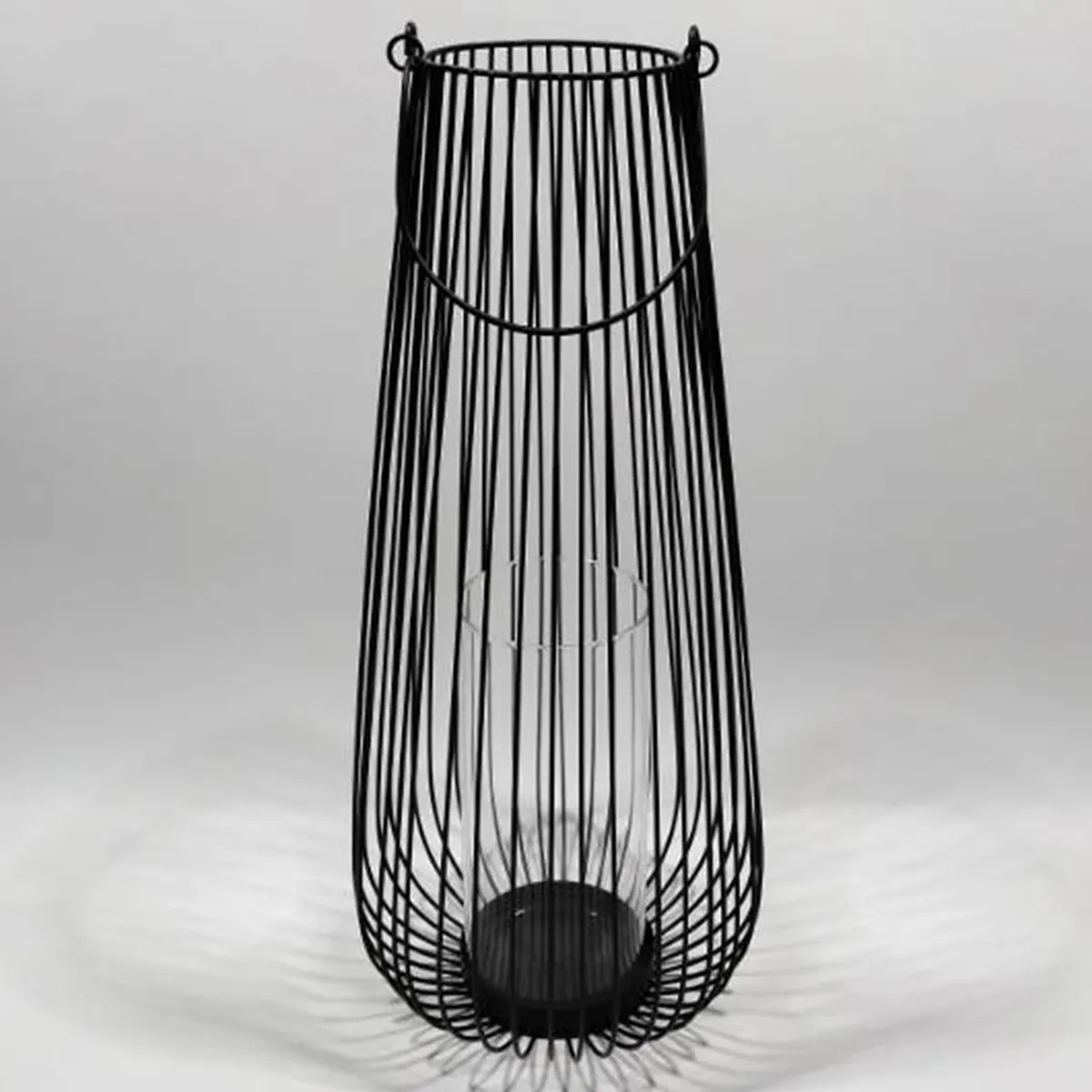 JUST HOME COLLECTION - Candelabro metal negro 45cm