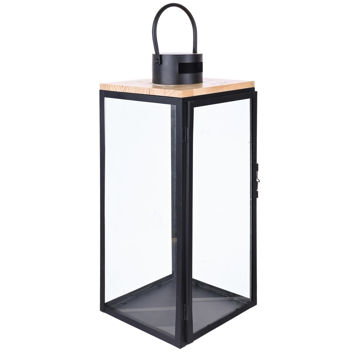 JUST HOME COLLECTION - Candelabro metal vidrio 48cm