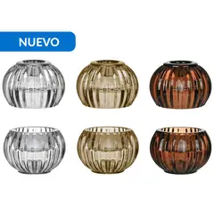 JUST HOME COLLECTION - Candelabro vidrio tealight