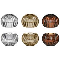 Candelabro vidrio tealight Colores Surtidos