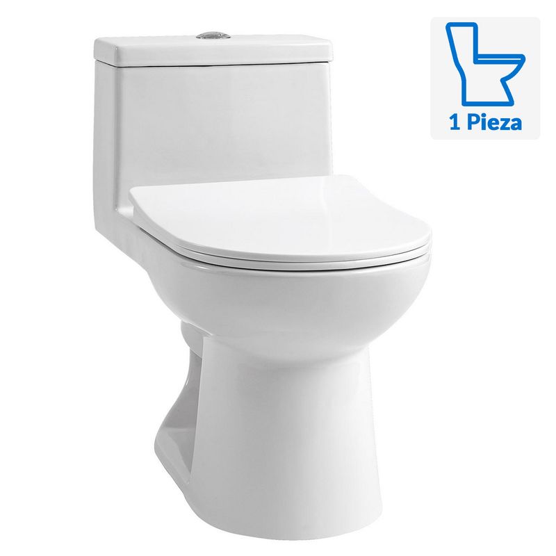 CORONA - Sanitario One piece a Piso 30,5 cm 4.8 Litros Madrid Blanco