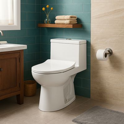 Imagen 2 del producto Sanitario One piece a Piso 30,5 cm 4.8 Litros Madrid Blanco