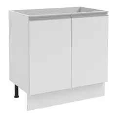 JUST HOME COLLECTION - Mueble de Cocina Base 2 Puertas Sin Cubierta 80 cm Atlas