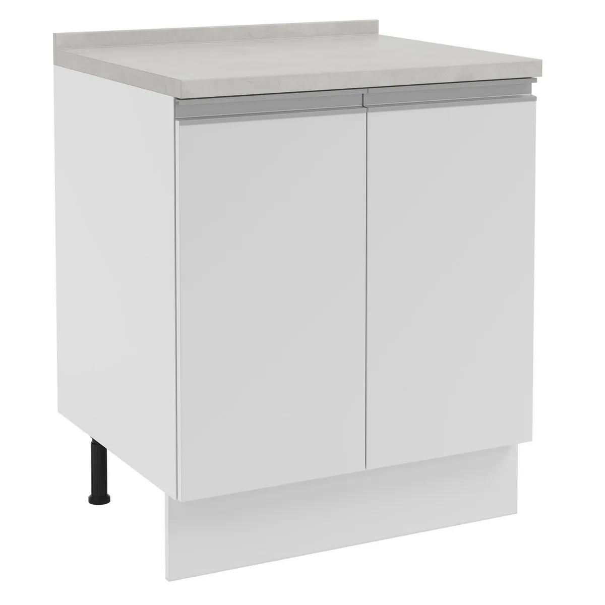 JUST HOME COLLECTION - Mueble de Cocina Base 2 Puertas con Cubierta 70x60 cm Atlas