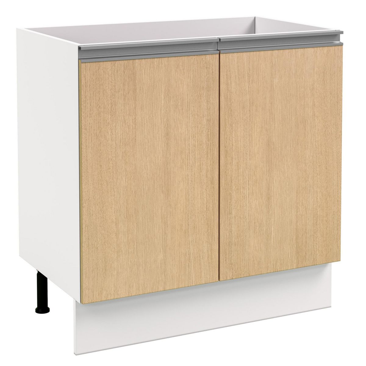 JUST HOME COLLECTION - Mueble de Cocina Base 2 Puertas sin Cubierta 80 cm Nordica