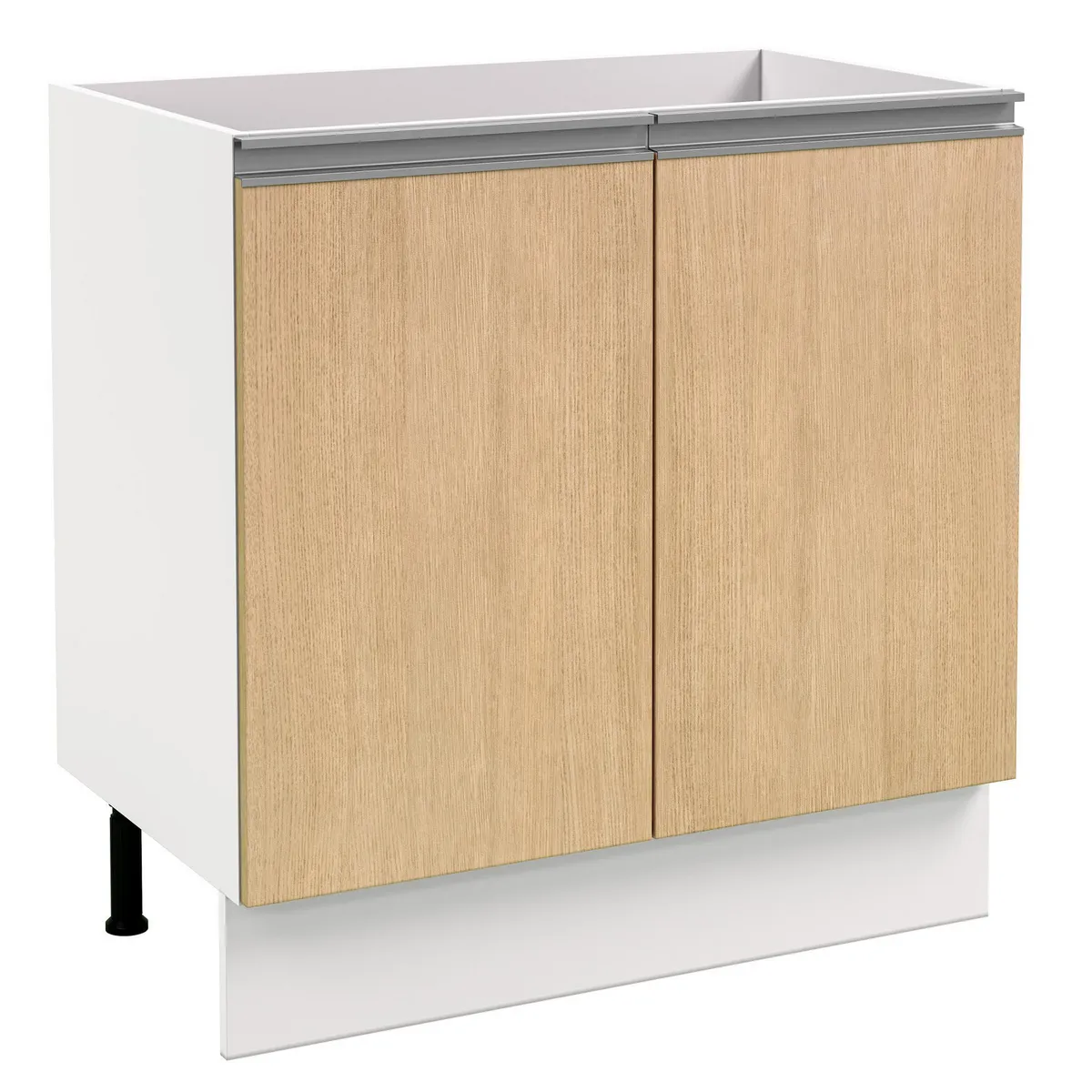 JUST HOME COLLECTION - Mueble de Cocina Base 2 Puertas sin Cubierta 80 cm Nordica