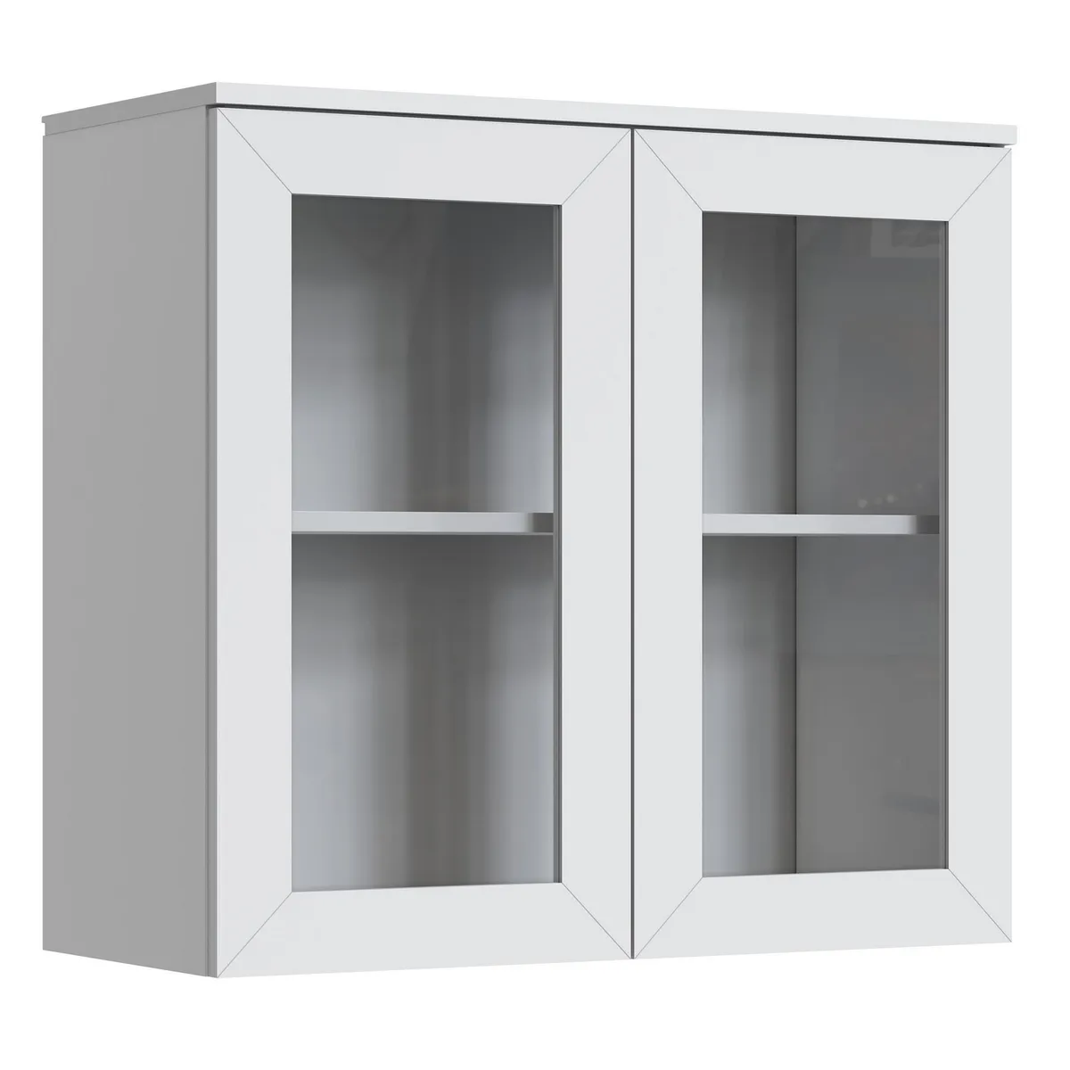 JUST HOME COLLECTION - Mueble de Cocina Mural 2 Puertas con Vidrio 70 cm Atlas