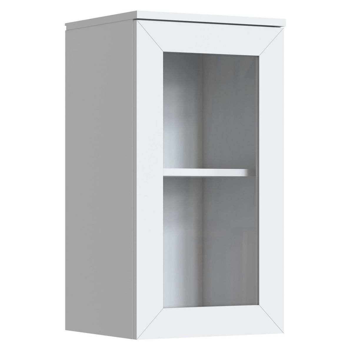 JUST HOME COLLECTION - Mueble de Cocina Mural 1 Puerta Vidrio 35 cm Atlas