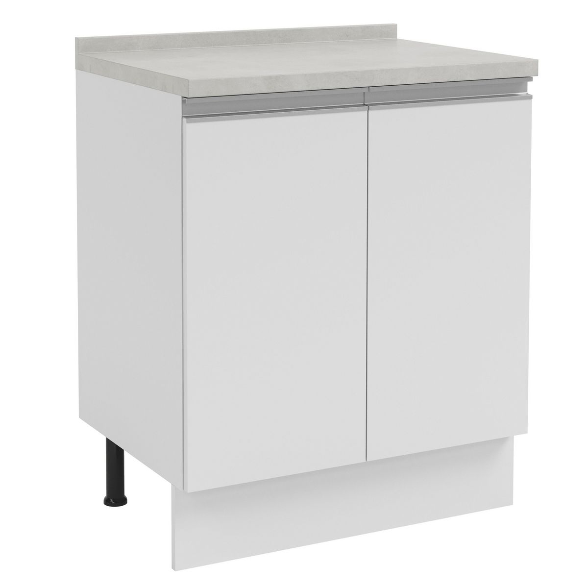 JUST HOME COLLECTION - Mueble de Cocina Base 2 Puertas con Cubierta 70 cm Atlas