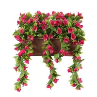 Planta Artificial 30 cm Rosado; Café