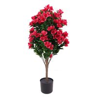 Planta Artificial con Flor 95 cm Rosado; Rojo; Verde