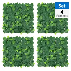 JUST HOME COLLECTION - Set 4 Palmetas 50 cm Verde