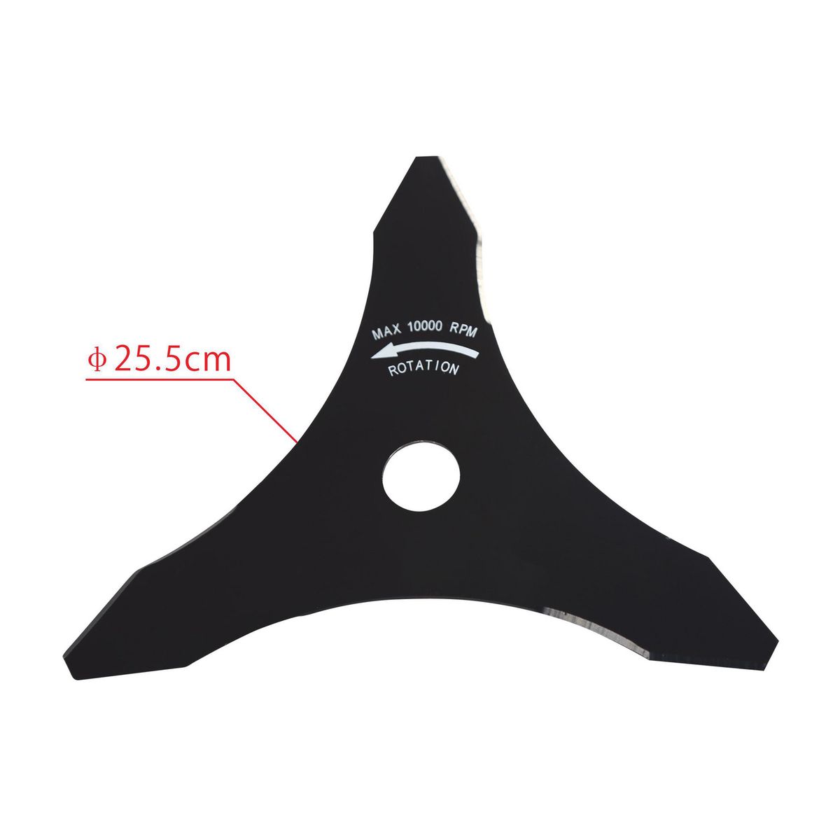 BAUKER - Cuchilla Desbrozadora 3 triang 255x2.0