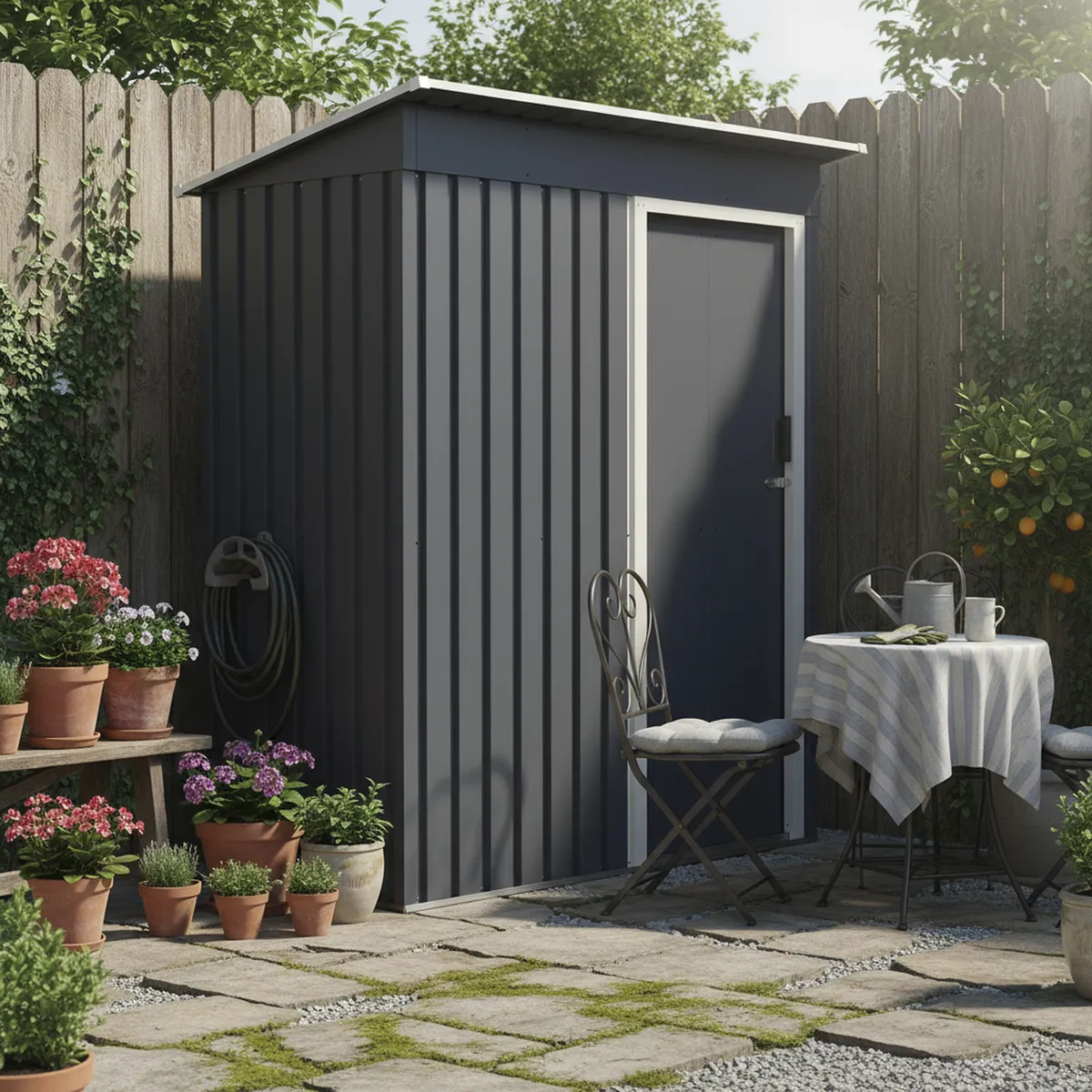 ERGO - Bodega jardín S2001XB Gris 181x163x86 cm