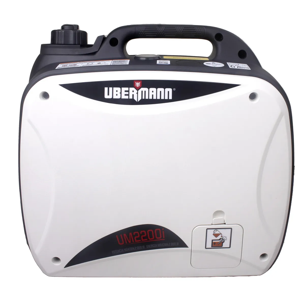 UBERMANN - Generador Eléctrico a Gasolina Partida Manual 2000 W 4.2 l