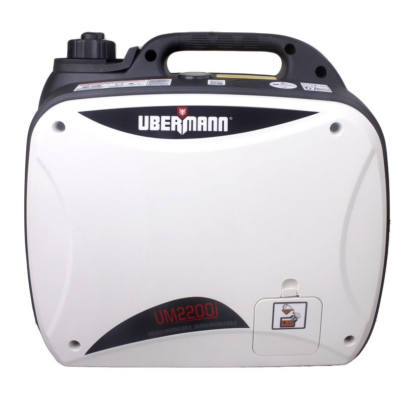 UBERMANN - Generador Eléctrico a Gasolina Partida Manual 2200 W 5 l
