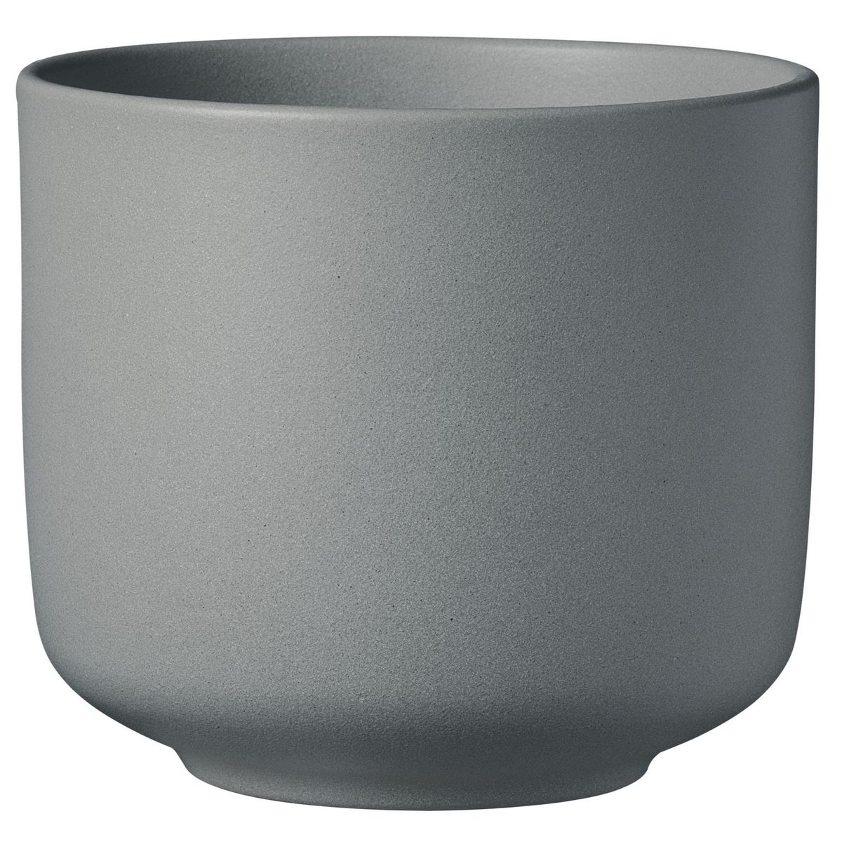 SK - Macetero de Cerámica 13x12 cm Gris