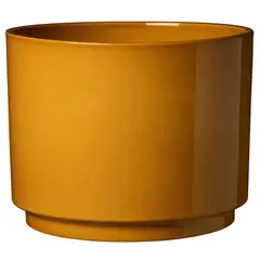 SK - Macetero Oslo de Cerámica 13x13 cm Mostaza