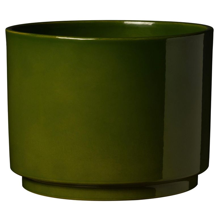 Macetero Oslo de Cerámica 13x13 cm Verde