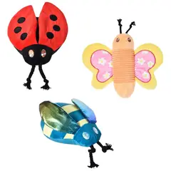 PETIZOOS - Set x3 juguetes mascota 30x22 cm