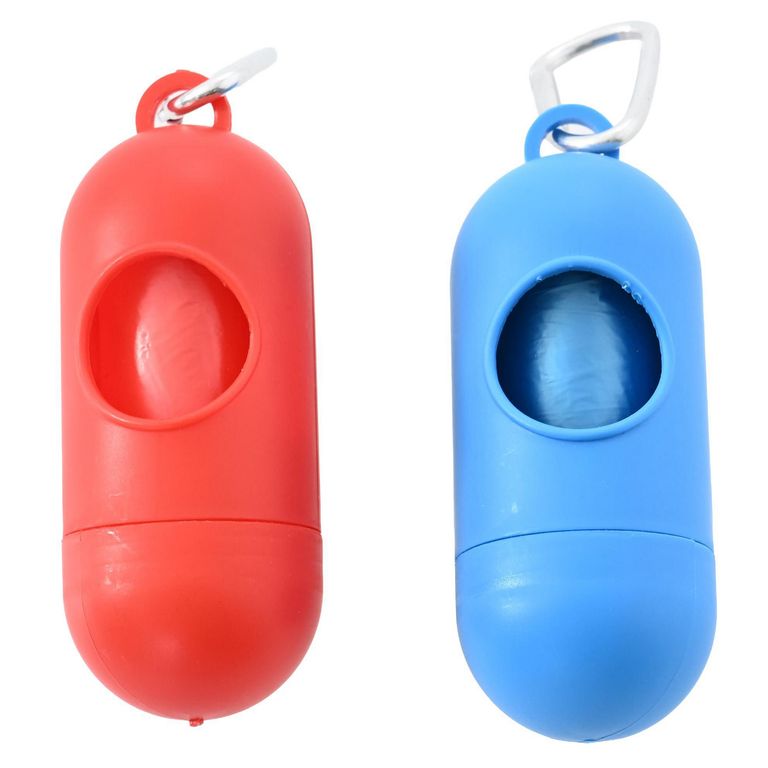 Dispensador Bolsa Desechos Mascotas Portátil 9. 5 Cm