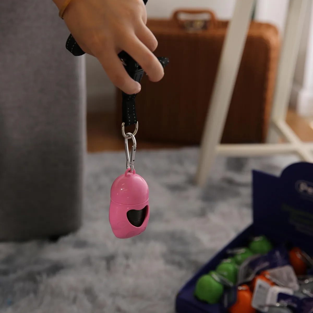 PETIZOOS - Dispensador Bolsa Desechable Para Mascotas 7. 5 Cm Colores Surtidos