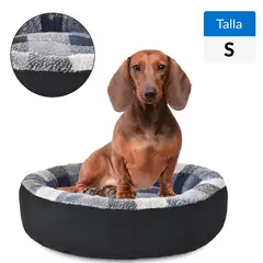 PETIZOOS - Cama redonda para Perro 14x60x60 cm Diseño surtido