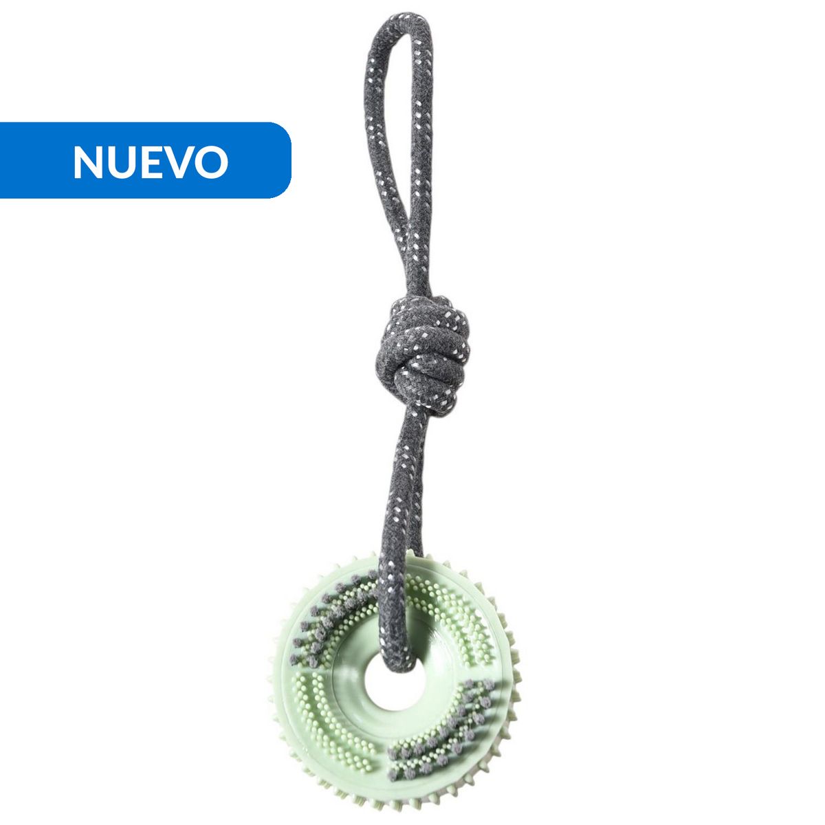 PETIZOOS - Juguete Cuerda Perro 10 cm Verde