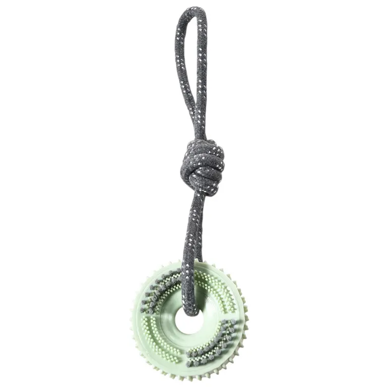 Juguete Cuerda Perro 10 cm Verde