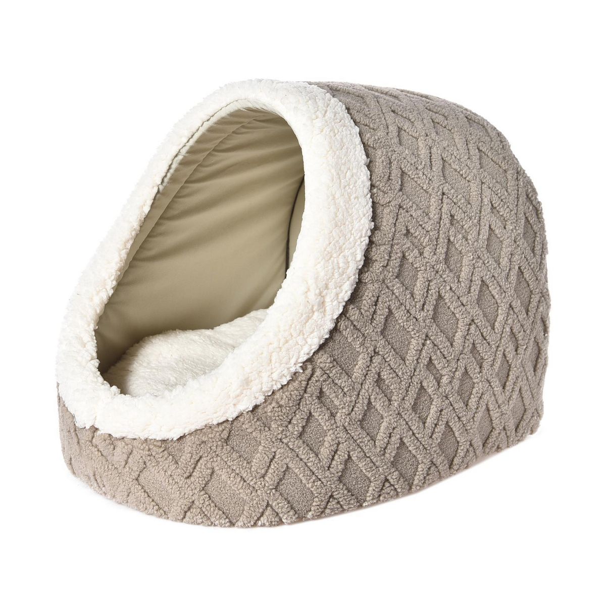 PETIZOOS - Cama para Gato 37x36x48 cm Café