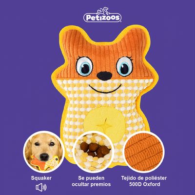 Imagen 2 del producto Juguete zorro 22 cm amarillo