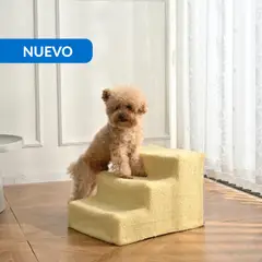 PETIZOOS - Escalera mascota 34,9x45 cm beige