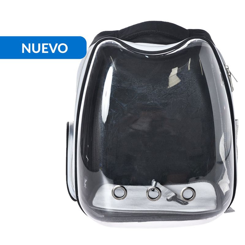 PETIZOOS - Mochila Mascota para Gato 40x34x28 cm Negro