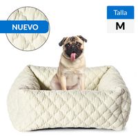 Cama Rectangular para Perro 21x80x55 cm Beige
